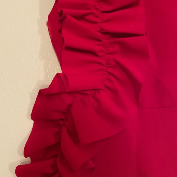 MSGM Ruffle Crepe Dress - Size 38 - Picture 5 of 10